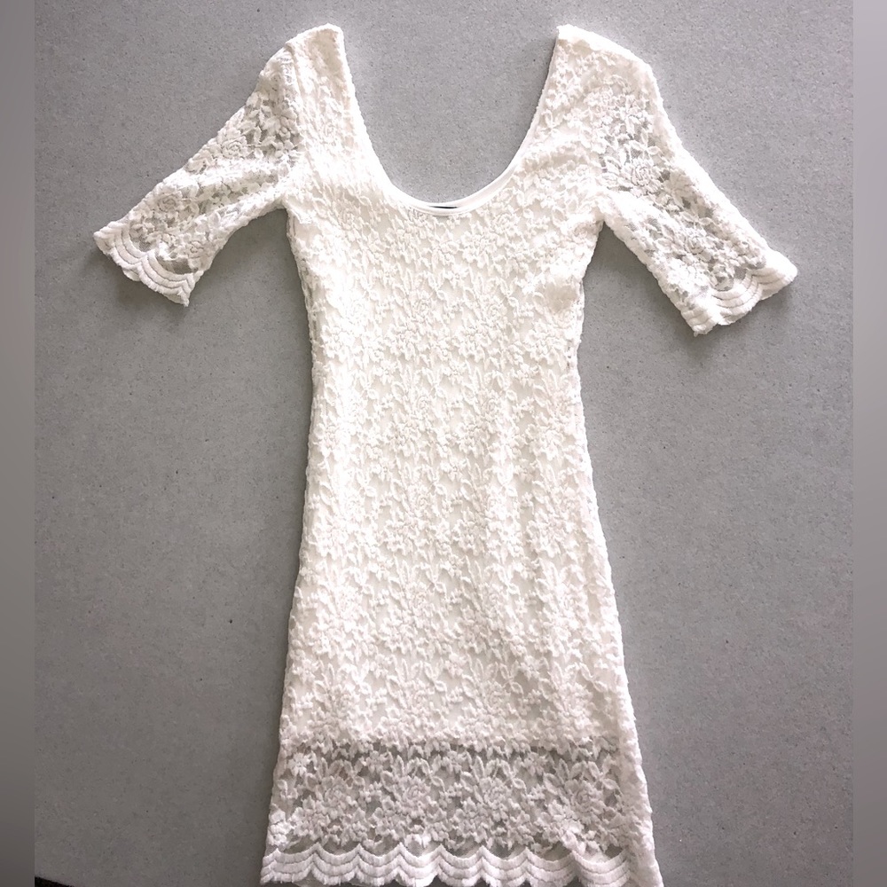 White Lace Dress